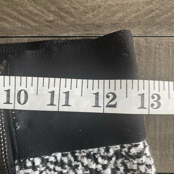 Abercrombie & Fitch Black & White Mid-Rise Pull On Skinny Stretch Leggings Sz S - Picture 12 of 13